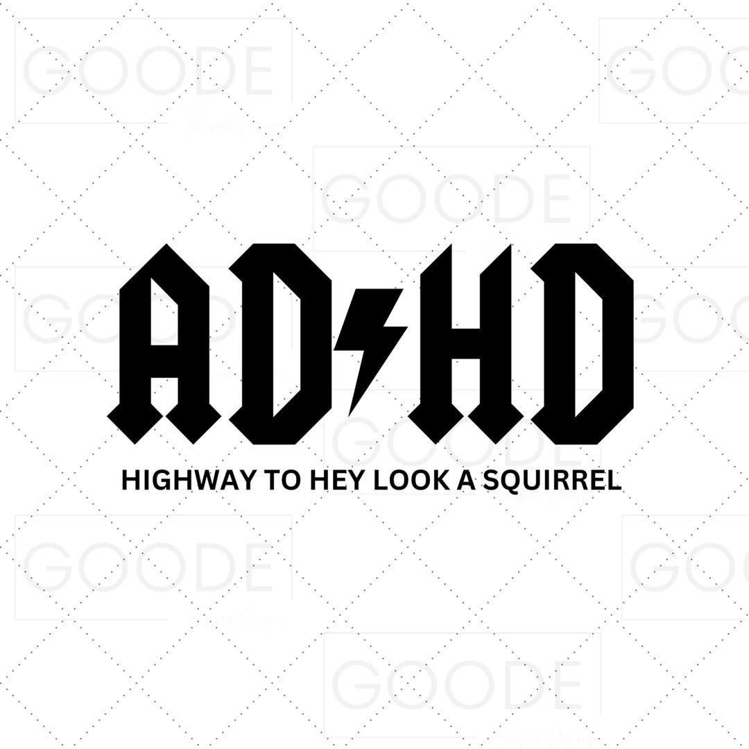 ADHD SVG & PNG Digital Downloads - Etsy
