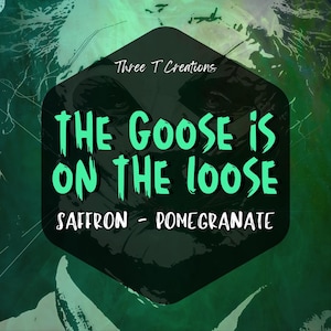 Goose Is On The Loose | Saffron Pomegranate Scent | Coconut Wax Melt | Car Diffuser | Room Spray