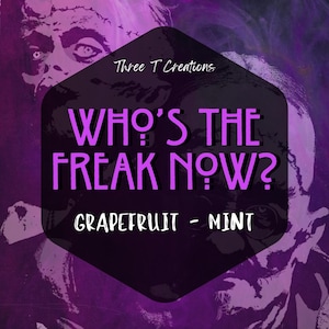 Who's The Freak Now? | Grapefruit Mint Scent | Coconut Wax Melt | Car Diffuser | Room Spray