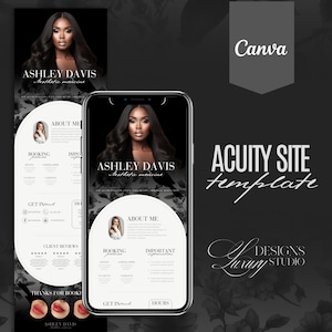 Acuity Scheduling Site Template: Canva Editable Banners (Digital Download)