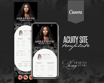 Acuity Scheduling Site Template: Canva Editable Banners (Digital Download)