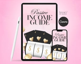 Ebook Cover Template, Girly Cover Design, Digital Ebook Cover, Passive Income Ebook Cover, Ebook Cover, Online Ebook, Slot Machine, Ebook