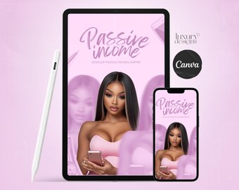 Modello di copertina per ebook modificabile: design aziendale e planner (articolo digitale)