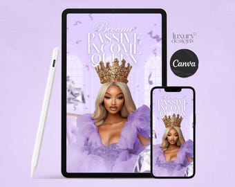 Modello di copertina ebook modificabile: design aziendale e planner (Canva)