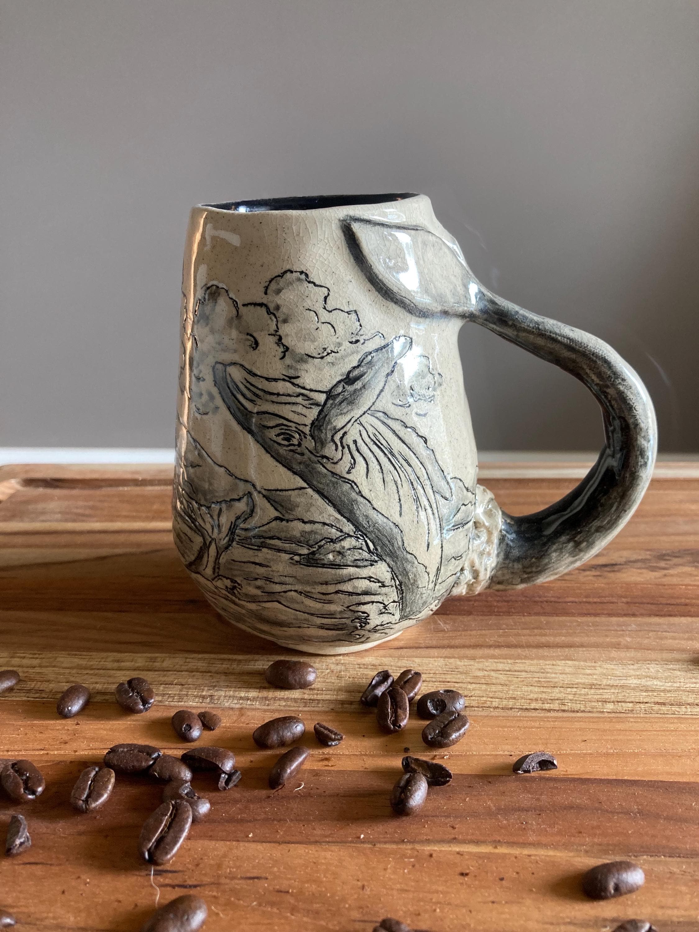 Scrimshaw whale - Etsy 日本