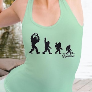 Sasquach Tank, BigFoot, Lustiges Camping Tank Top, Tracking Tank, Big Foot TankTop, Abenteuer, Bergpanzer, Wild Life Tank