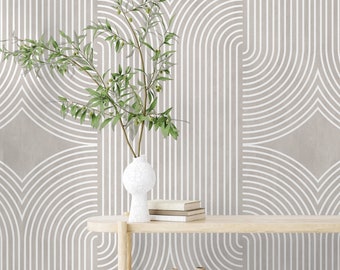 Tapete, Wandbild, geometrische Tapete, Tapete zum Abziehen und Aufkleben, Vliestapete, Tapete nach Maß