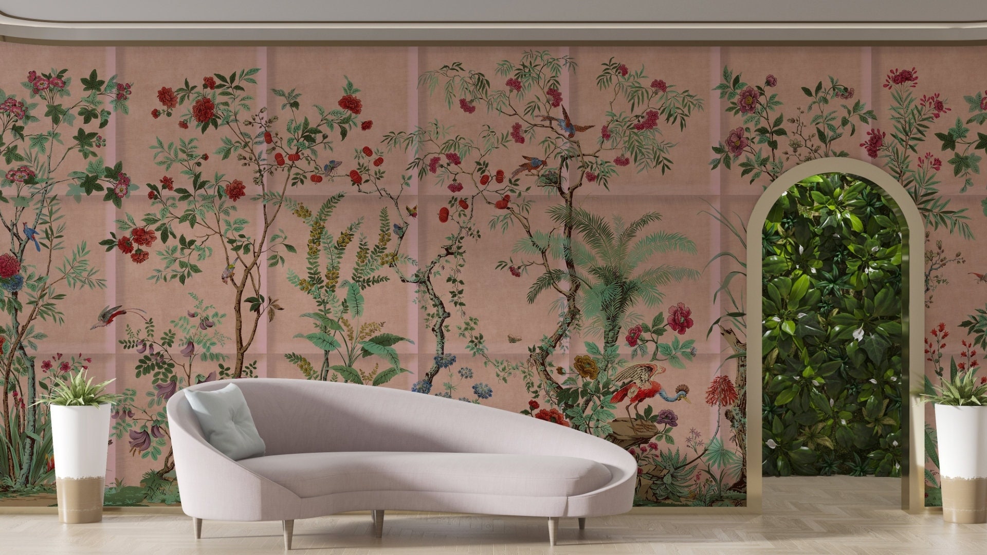 Affordable Chinoiserie Murals  Panels  Sources  Laurel Home