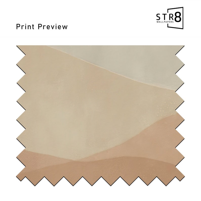 Minimalist Wallpaper Mural Abstract Peel Stick Neutral Mountains Desert Wall Paper Earthy Removable Landscape bild 5