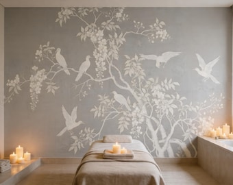 behang, wandschildering, geometrisch behang, peel en stick behang, vlies behang, behang op maat