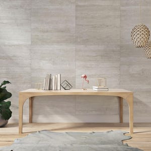 Gray Concrete Peel and Stick Wallpaper, Realistic Stone Marble  Removable Wall Mural
