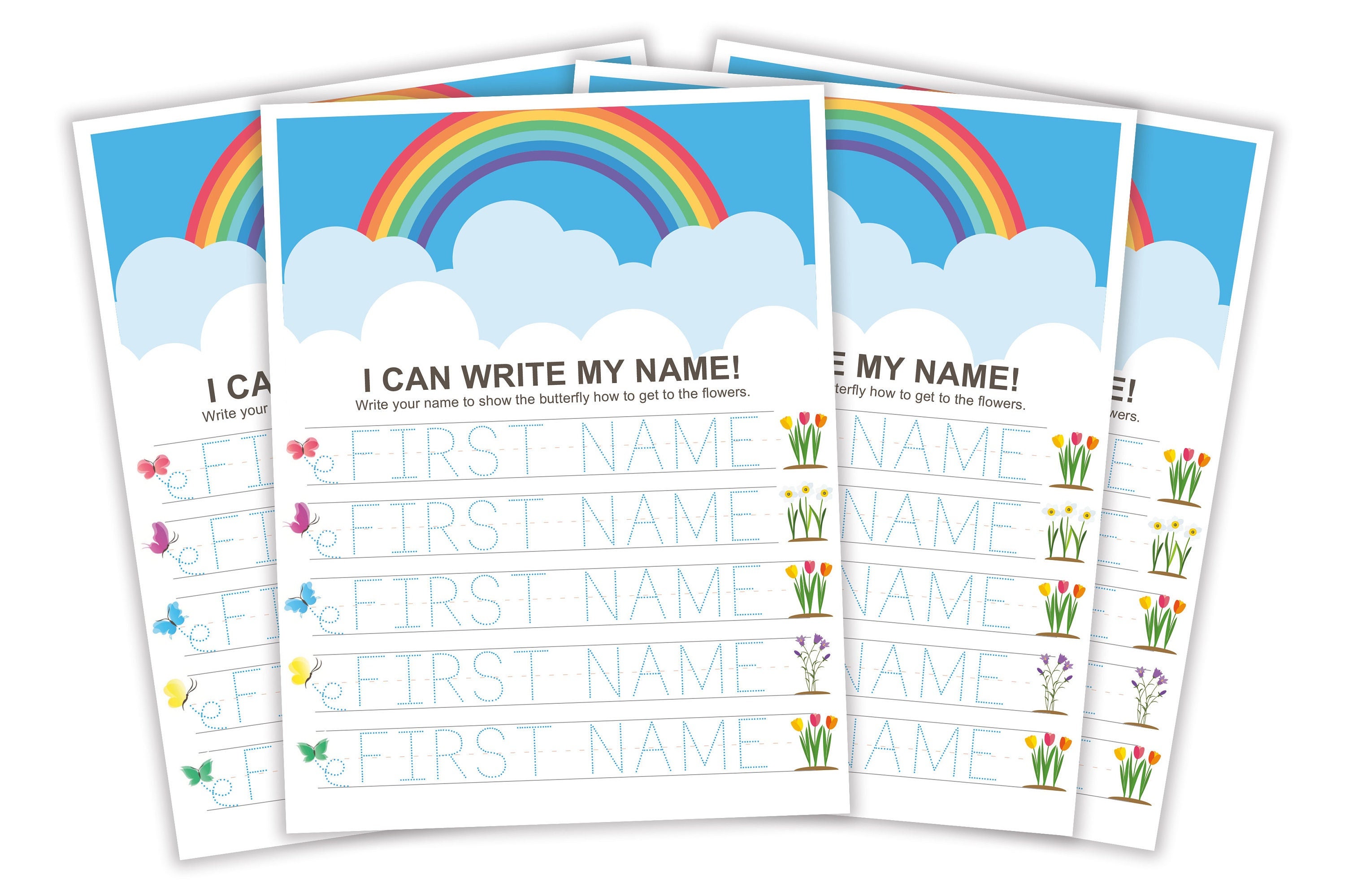 Printable Name Tracing Worksheet Editable Name Tracing Sheet Dot to Dot ...