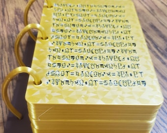 The Gold Plates with Book of Mormon Scripture Verses