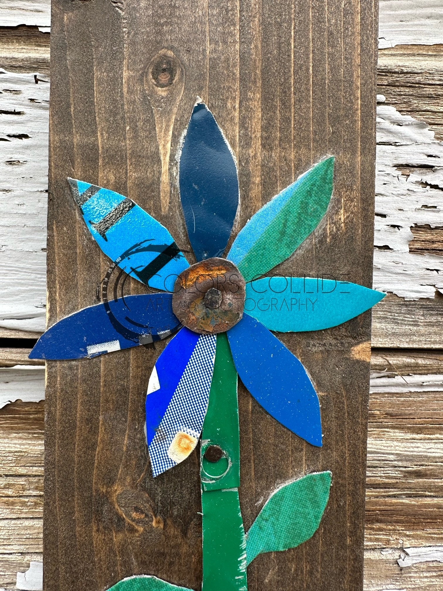 READY TO SHIP Car Enthusiast License Plate Sign Sunflower Inspired