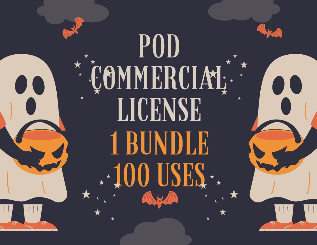 POD Commercial License, Sublimation Design License, COMMERCIAL LICENSE