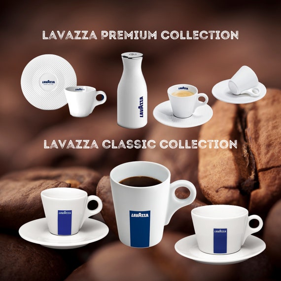 Lavazza 2 Oz Espresso Cup & Saucer Set