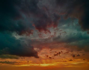 light at dusk
