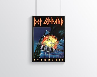 Def Leppard Poster | Album Poster | Room Decor | Wall Decor | Music Decor | Poster Gift