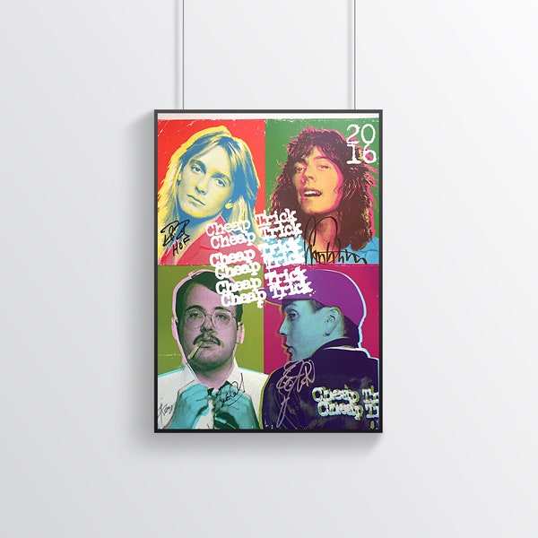 Cheap Trick Poster | Album Poster | Room Decor | Wall Decor | Music Decor | Poster Gift
