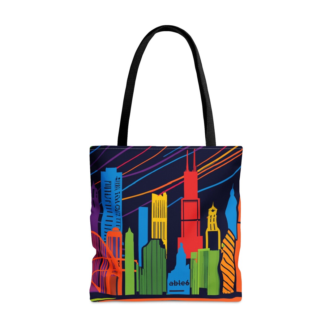 chicago-skyline-cityscape-large-shopping-bag-by-able6-etsy