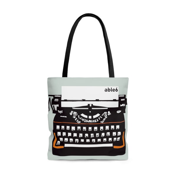 Vintage Typewriter, A Bookish Tote Bag by able6