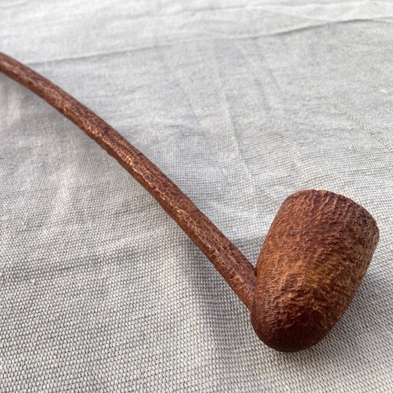 Long Stem Wizard Churchwarden Tobacco Smoking Pipe Brown