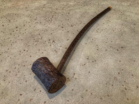 Handcrafted Wizard Pipe – Long Stem Fantasy Tobacco Pipe, Dnd DM Gift