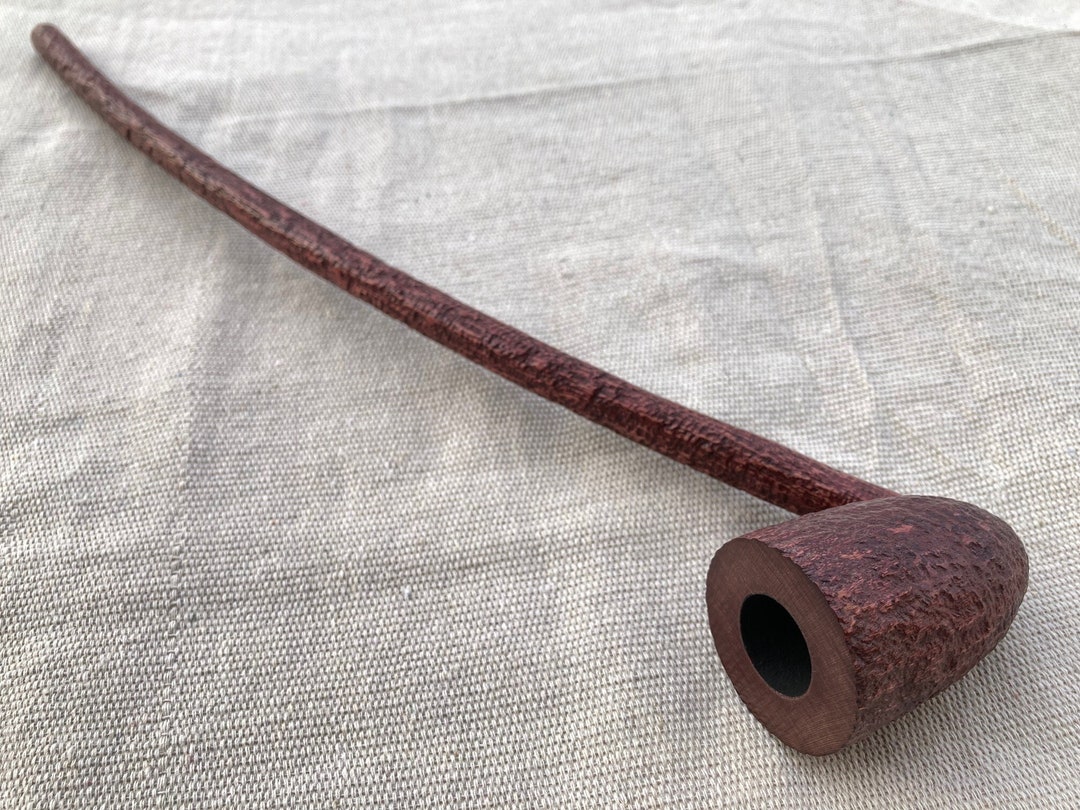 Long Smoking Pipe - Churchwarden Wooden Pipe For Smoking With 3 - In - 1 Pipe Scraper, Pipe Reamer & Other Pipe Accessories In Gift Box (Brown - Foto 2