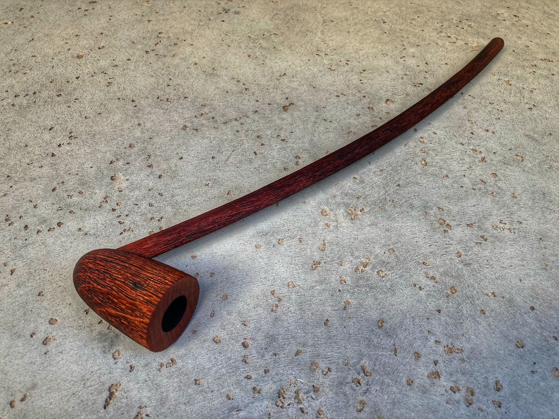 Long Smoking Pipe - Churchwarden Wooden Pipe For Smoking With 3 - In - 1 Pipe Scraper, Pipe Reamer & Other Pipe Accessories In Gift Box (Brown - Foto 4