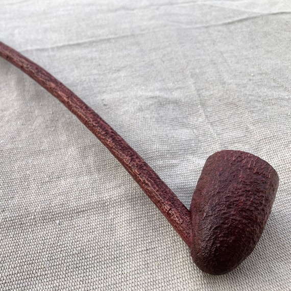mahogany tobacco Long Stem Wizard Churchwarden Tobacco Smoking Pipe Red Mahogany Finish