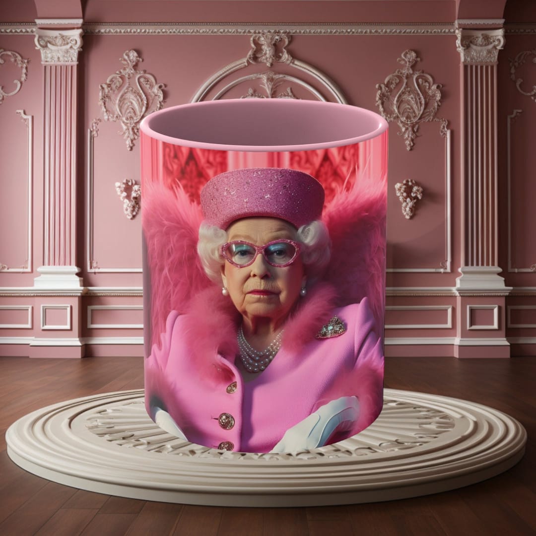 Queen Elizabeth II Coffee Mug | 11oz | Portrait | Fashion-inspired Mug ...