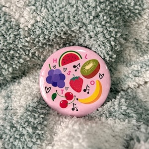 Harry Styles Pin or Magent: Love on Tour, HSLOT, Fruit, Harry’s House Merch for Backpack, Bag, Clothes, or Magnet