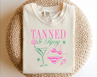 Tanned & Tipsy Short Sleeve T-Shirt