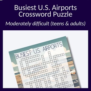U S Airport Crossword Puzzle clues Are IATA Airport Codes Great Cross