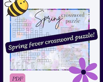 Mots croisés du printemps : Vocabulary Builder, 10 ans et plus (téléchargement numérique)