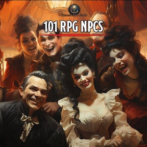 Ebook D&D NPCs (PDF) para sua campanha de RPG de fantasia. Perfeito para Dungeons and Dragons e Pathfinder completo com descrições completas!