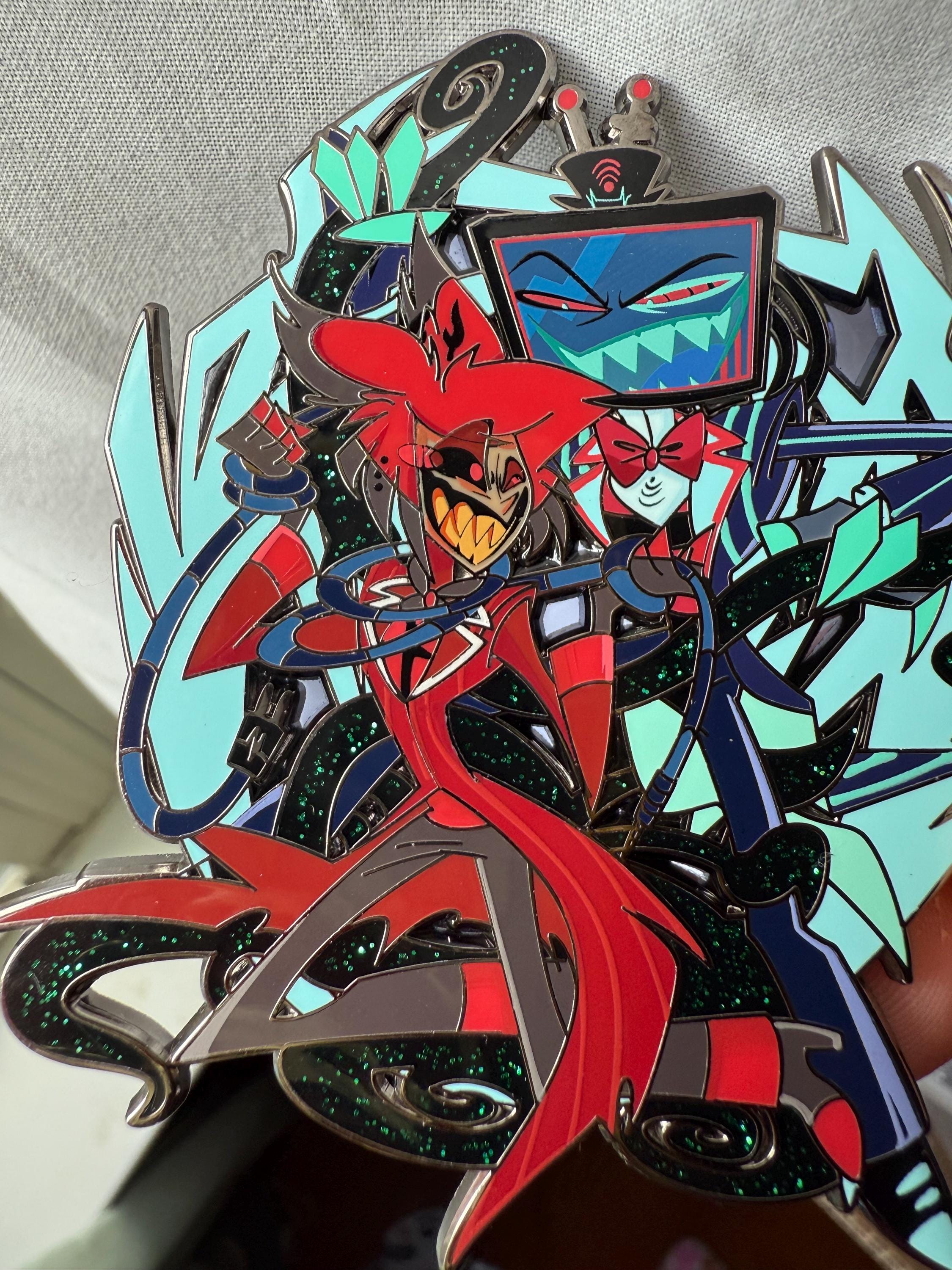 Hazbin Hotel Radiostatic Fight Pin (READ DESCRIPTION) - Etsy