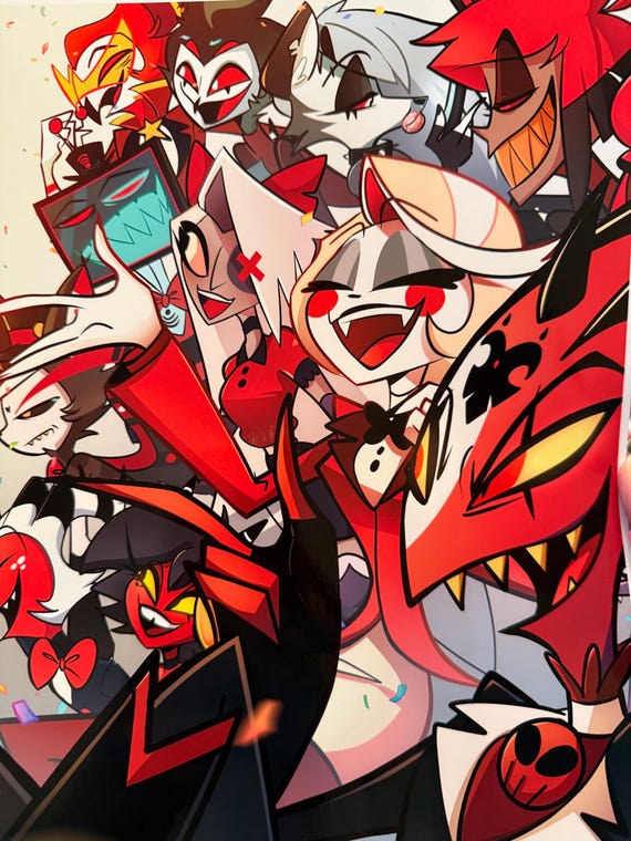 Hazbin Hotel Crossover Print - Etsy