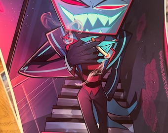 Vox Hazbin Hotel At The Club (fanart)