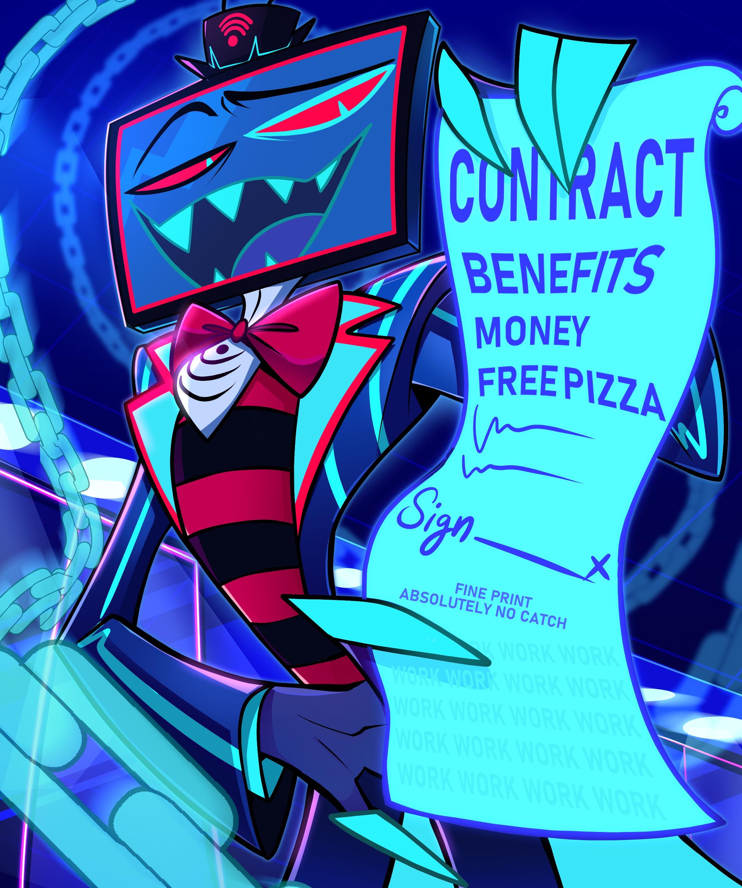 ム*缶様 Hazbinhotel VOX 8×10in サイン入りプリント Vox Contract Print (signable!) - Etsy