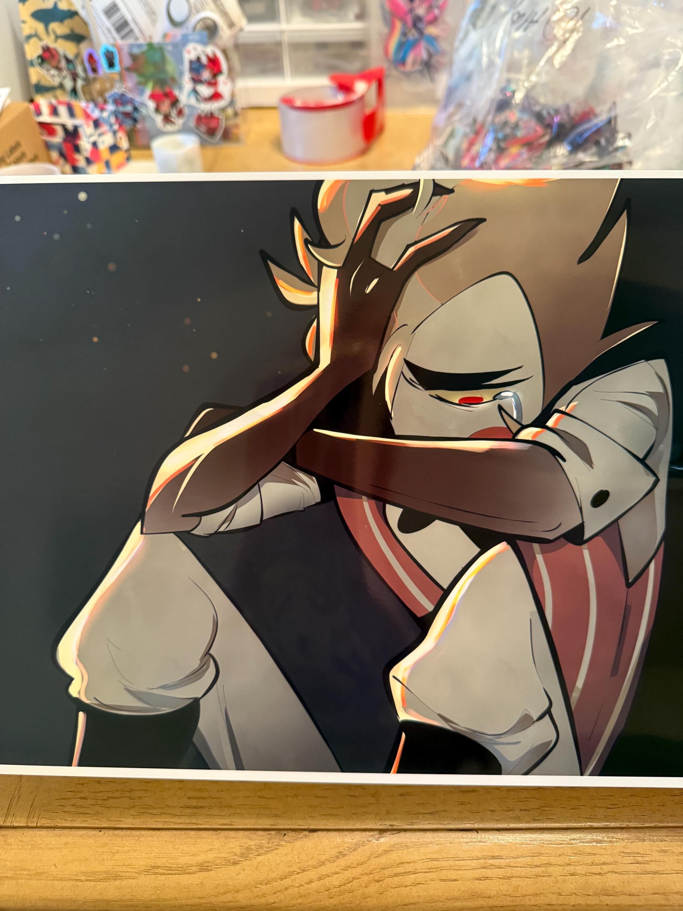 悲しいルシファーのプリント（ハズビンホテル） - Etsy 日本