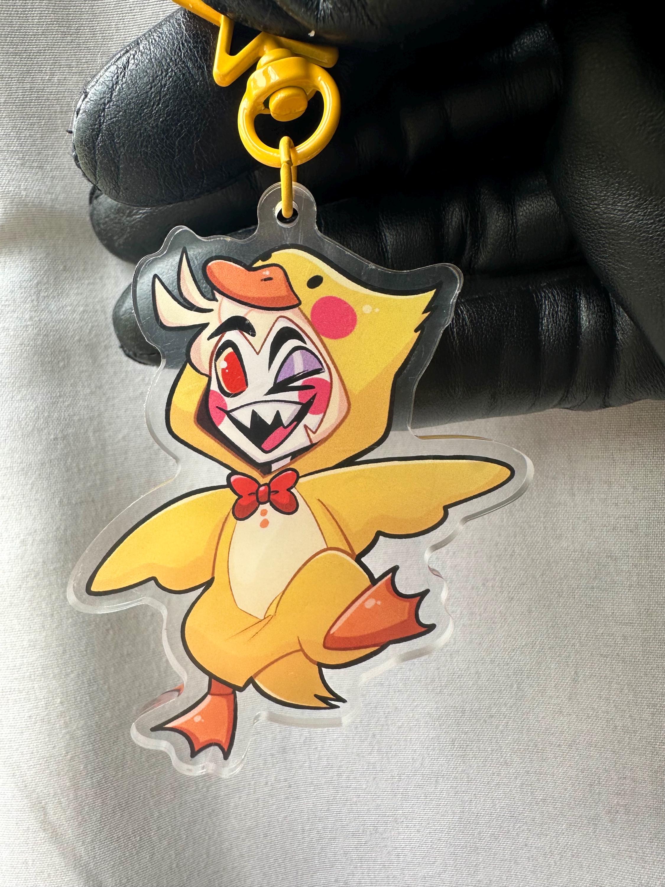 Hazbin Hotel Halloween Keychains Vox Alastor Lucifer (kigurumi