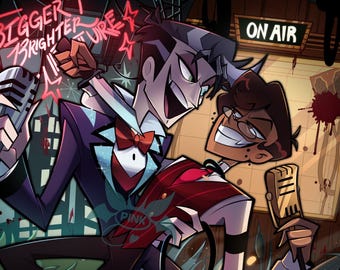 Hazbin Hotel Murdermedia Print