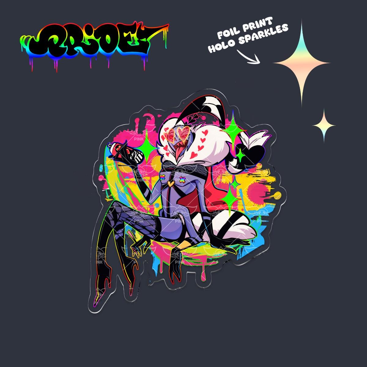 ハズビンホテル PRIDE 箔プリントキーホルダー - Etsy 日本