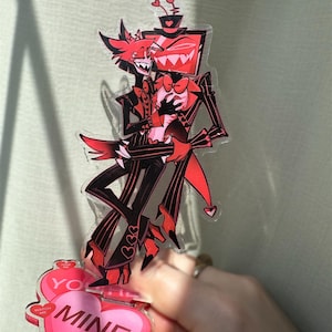 Hazbin Hotel Valentine&#39;s Radiostatic Standee