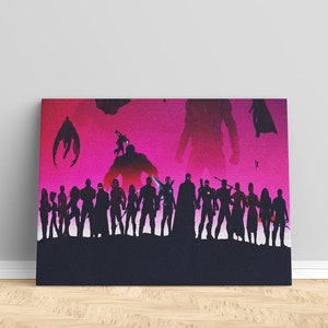 Marvel Canvas, Marvel Wall Decor, High Quality Kids Wall Decor, Cartoon Wall Art, Kids Room Canvas, Adventure Wall Decor, Colorful Wall Art
