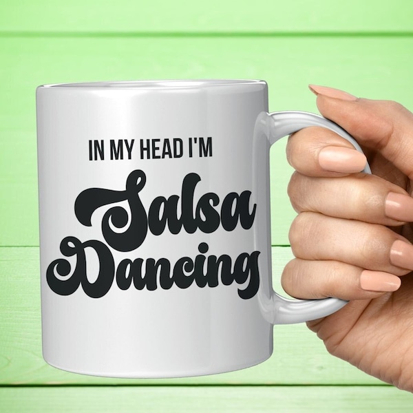 Salsa Dancing Mug Coffee mug salsero salsera mug Christmas gift for Salsa dancer birthday gift salsa dance