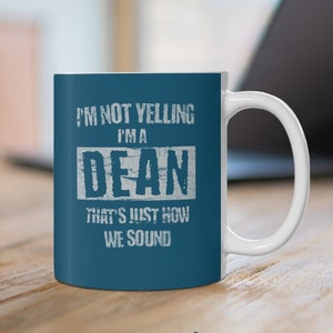 Gift for Dean Funny Coffee Mug for Teacher Appreciation Gift Funny Private School Mug for College Dean or Student Teacher Gift