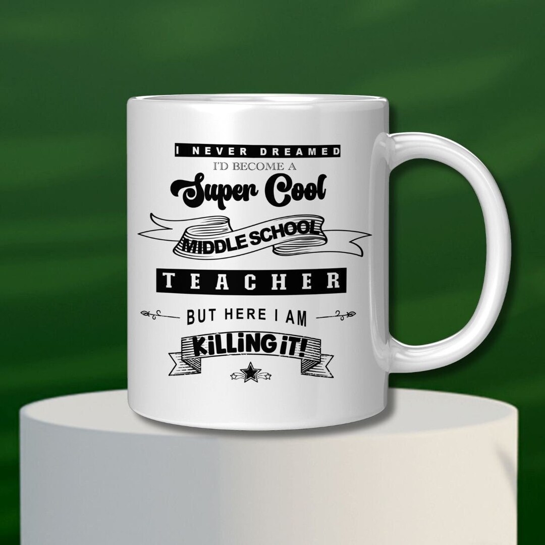 Middle School Teacher Gift Fall Middle School Teacher Gift Holiday