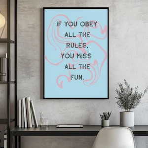 Think Outside the box, House Warming Gift, Inspirational Wall Art Prints, Positive Quote Print, Unframed Wall Art print,  Positive Art